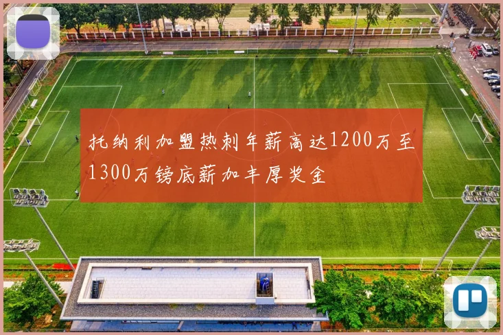 托纳利加盟热刺年薪高达1200万至1300万镑底薪加丰厚奖金